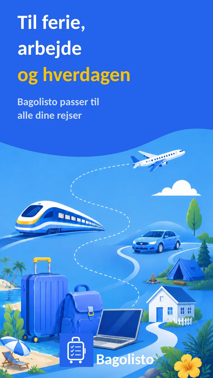 Bagolisto: Rejsepakkeliste