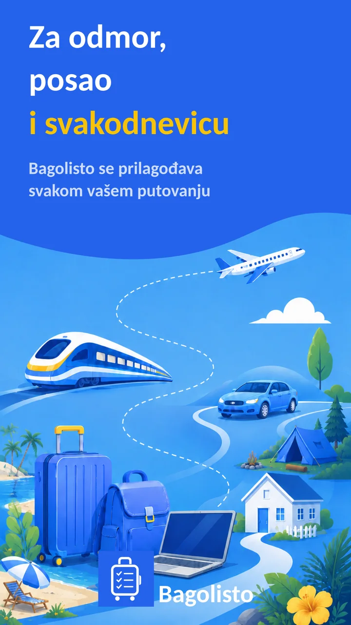 Bagolisto: Popis za pakiranje