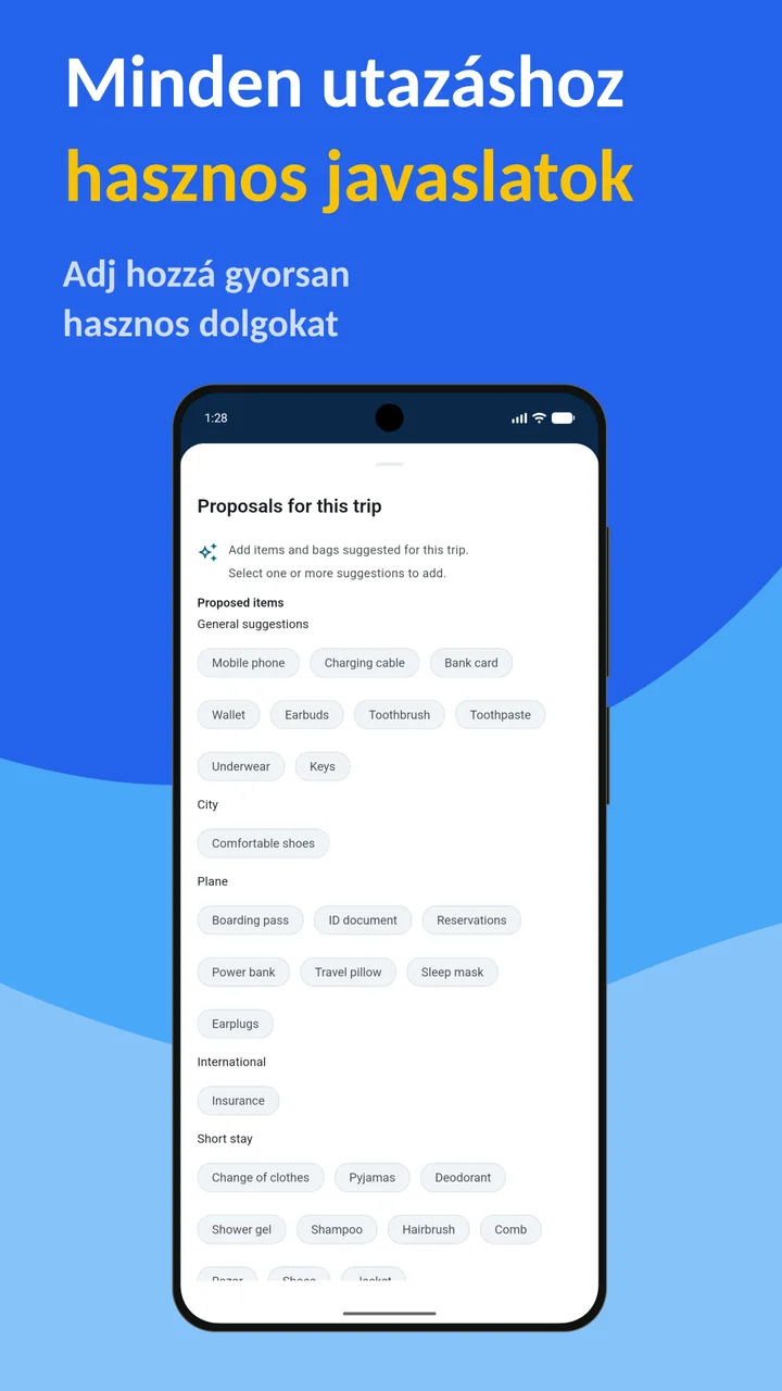 Bagolisto: Utazási csomaglista