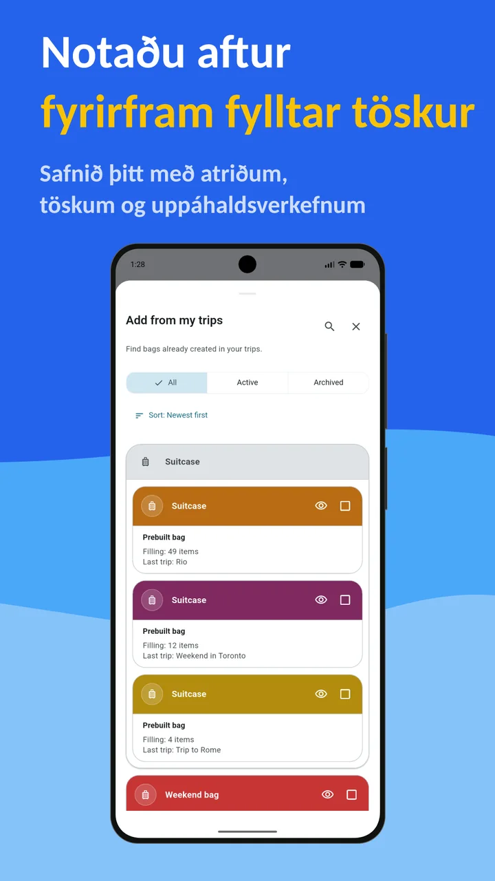 Bagolisto: Pökkunarlisti
