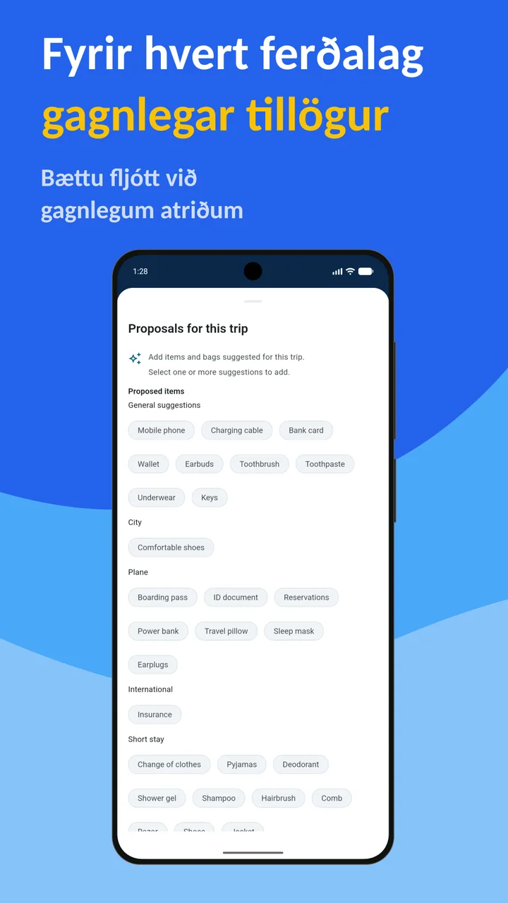 Bagolisto: Pökkunarlisti