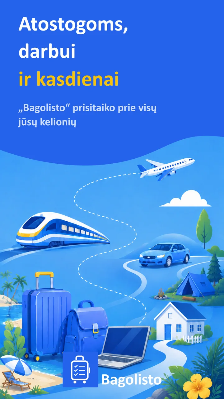 Bagolisto: Pakavimo sąrašas