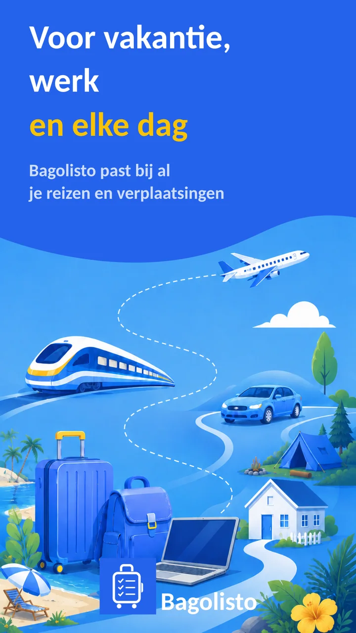 Bagolisto: Reis Inpaklijst