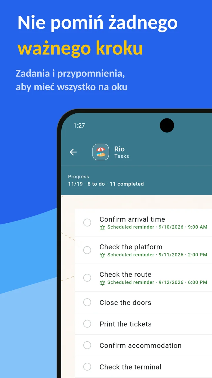 Bagolisto: Lista pakowania