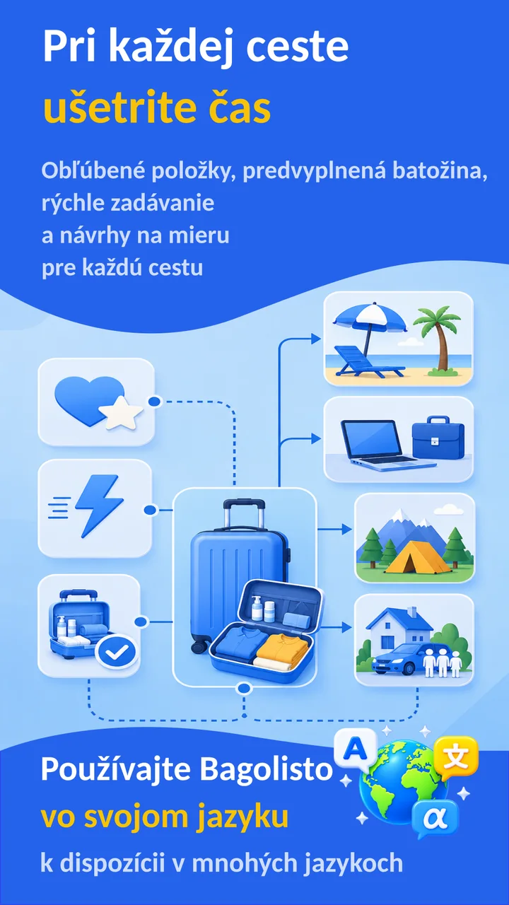 Bagolisto: Zoznam na balenie