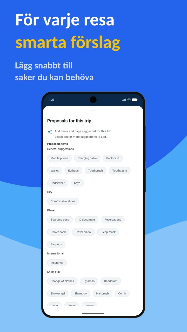 Bagolisto: Resepacklista