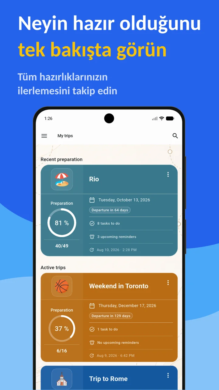 Bagolisto: Valiz Listesi