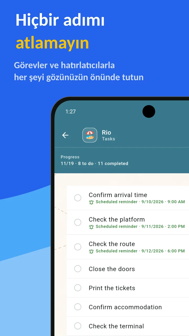 Bagolisto: Valiz Listesi